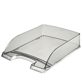 VASCHETTA PORTACORRISPONDENZA LEITZ PLUS STANDARD - 25,5X7X36 CM - FUME' TRASPARENTE - LEITZ 53617
