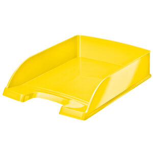 VASCHETTA PORTACORRISPONDENZA WOW - 25,5X35,7X7 CM - 22X30 CM - GIALLO - LEITZ 90182