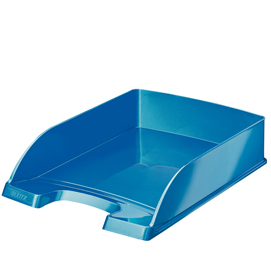 VASCHETTA PORTACORRISPONDENZA WOW - 25,5X35,7X7 CM - 22X30 CM - BLU METALLIZZATO - LEITZ 61928