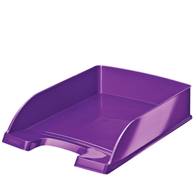 VASCHETTA PORTACORRISPONDENZA WOW - 25,5X35,7X7 CM - 22X30 CM - VIOLA - LEITZ 75071