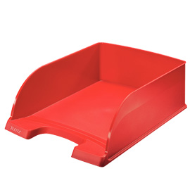VASCHETTA PORTACORRISPONDENZA LEITZ PLUS JUMBO - 25,5X10,3X36 CM - ROSSO - LEITZ 53619