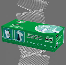 FILI PER SPARAFILI LEBEZ 5260 - PPL - 65 MM - TRASPARENTE - LEBEZ - CONF. 5000 PEZZI 27985