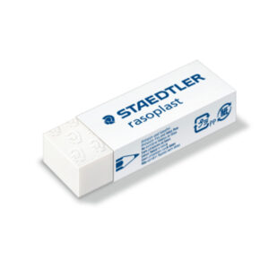 GOMMA RASOPLAST - 63X13X23 MM - BIANCO PER MATITA - STAEDTLER - BOX 20 PEZZI 88893