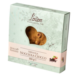 TORTA SBRISOLA NOCCIOLA CIOCCO - 200GR - LOISON 88365