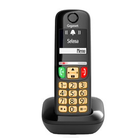 TELEFONO CORDLESS GIGASET - NERO - PANASONIC 93771