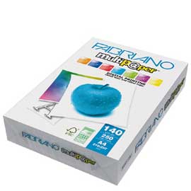 CARTA MULTIPAPER - A4 - 140 GR - BIANCO - FABRIANO - CONF. 250 FOGLI 54751