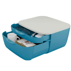 CASSETTIERA COSY - 2 SCOMPARTI - BLU - LEITZ 92733