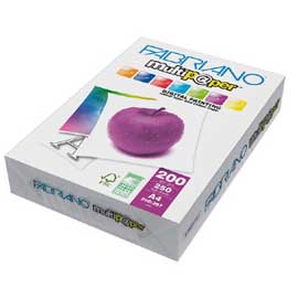 CARTA MULTIPAPER - A3 - 200 GR - BIANCO - FABRIANO - CONF. 250 FOGLI 38209
