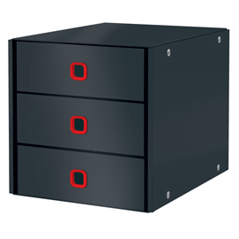 CASSETTIERA CLICKSTORE COSY - 3 CASSETTI - GRIGIO - LEITZ 95295