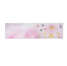 BIGLIETTINO BOMBONIERA PERSONALIZZABILE - BATTESIMO - ROSA - REX SADOCH 88430