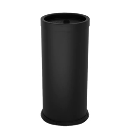 POSACENERE AUTOESTINGUENTE COPERTO DA TERRA -  DIAMETRO 31 CM -  H 72 CM - NERO - STILCASA 100475
