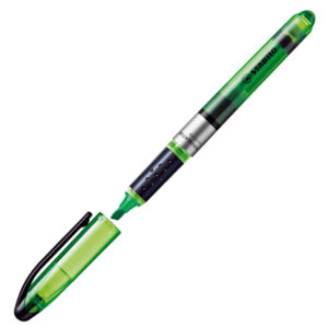EVIDENZIATORE STABILO NAVIGATOR - PUNTA A SCALPELLO - TRATTO DA 1,0-4,0MM - VERDE - STABILO 46121