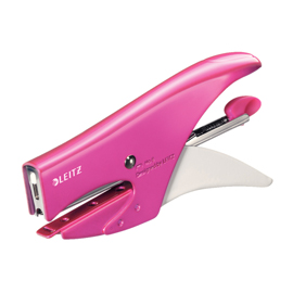 CUCITRICE WOW A PINZA 5547 - FUCSIA METALLIZZATO - LEITZ 58520