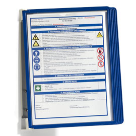 LEGGIO DA PARETE VARIO  WALL 5 - 5 PANNELLI SHERPA  INCLUSI - BLU - DURABLE 71684