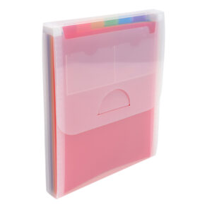 CLASSIFICATORE VALIGETTA VERTICALE CRISTALLO - 25,5X30,5CM - 6 TASCHE - PPL - EXACOMPTA 89313