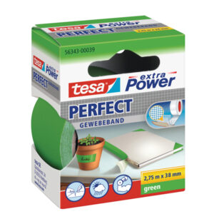 NASTRO ADESIVO TELATO XP PERFECT - 38 MM X 2,7 M - VERDE - TESA 51407