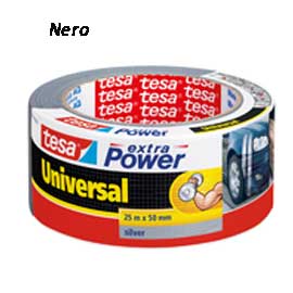 NASTRO ADESIVO TESA  EXTRA POWER UNIVERSAL - NERO - 25 M X 50 MM 64993
