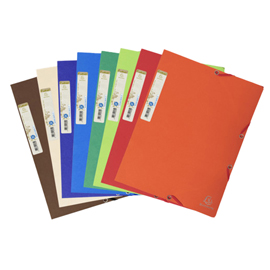 CARTELLINA CON ELASTICO 24X32CM ASSORT. FOREVER RECYCLED 61601