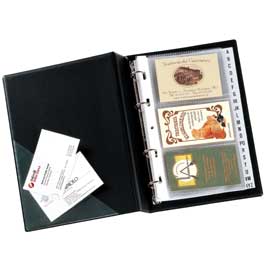 PORTABIGLIETTI MINIVISITA MC 17 - 15X20,5 CM - 120 BIGLIETTI - BLU - SEI ROTA 56675