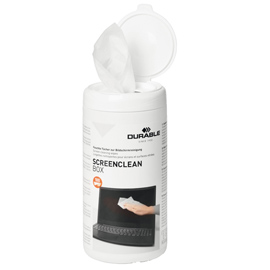 SALVIETTA PULISCI SCHERMO SCREENCLEAN - DURABLE - CONF. 100 PEZZI 99764