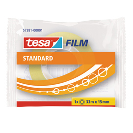 NASTRO ADESIVO TESAFILM - 33 M X 15 MM - TRASPARENTE - CONFEZIONATO SINGOLARMENTE - TESA 95039