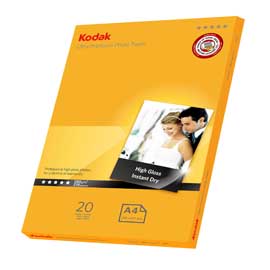 KODAK - CARTA FOTOGRAFICA ULTRA PREMIUM LUCIDA - A4 - 280 GR - 20 FOGLI - 5740-085 KOD5740085