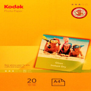 KODAK - CARTA FOTOGRAFICA PHOTO GLOSS - A4 - 180 GR - 20 FOGLI - 5740-512 KOD5740512