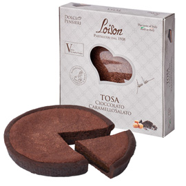 TORTA TOSA - CIOCCOLATO E CARAMELLO SALATO - 300 GR - LOISON 93900