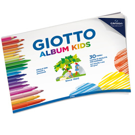 ALBUM KIDS 5+ - A4 - 90GR - 30 FOGLI - GIOTTO 86054