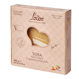 TORTA TOSA - NOCCIOLA E CARAMELLO SALATO - 300 GR - LOISON 93899