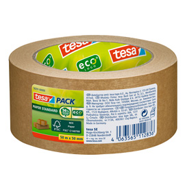NASTRO ADESIVO TESAPACK ECO - PAPER STANDARD ECOLOGO - 50 M X 50 MM - AVANA - TESA 98649