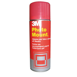 ADESIVO SPRAY PHOTO MOUNT - PER FOTO - 400 ML - TRASPARENTE - 3M 32324