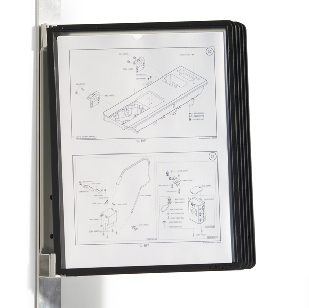 LEGGIO VARIO  MAGNET WALL - 5 PANNELLI SHERPA  INCLUSI - DURABLE 90165