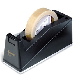 DISPENSER DA TAVOLO C10 PER NASTRI SCOTCH  - 33-66 MT - NERO - SCOTCH 74837