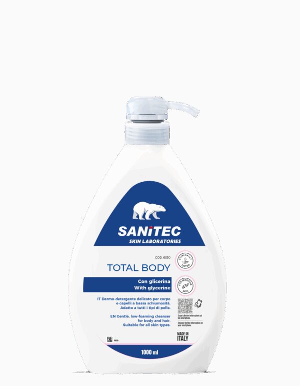 SAPONE TOTAL BODY - CON GLICERINA - 1 LT - SANITEC 94264