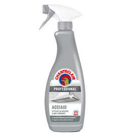 DETERGENTE PROFESSIONAL ACCIAIO BRILLANTE - IN TRIGGER - 700 ML - CHANTECLAIR 98684