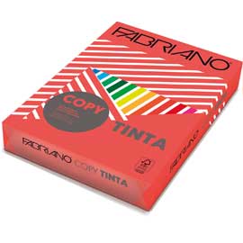 CARTA COPY TINTA - A3 - 80 GR - COLORI FORTI ROSSO - FABRIANO - CONF. 250 FOGLI 62874