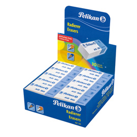 GOMMA AC30 - BIANCA E BLU - PELIKAN - CONF. 30 PEZZI 101784
