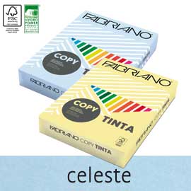 CARTA COPY TINTA - A4 - 160 GR - COLORI TENUI CELESTE - FABRIANO - CONF. 250 FOGLI 68431