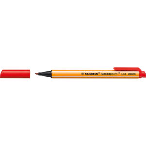 PENNARELLO GREENPOINT  - PUNTA 0,8MM - ROSSO - STABILO 77215