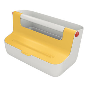 CASSETTA PORTAOGGETTI CON MANIGLIA COSY - GIALLO - LEITZ 92735