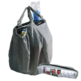 BORSAFACILE IN TESSUTO - CON MANICI RIGIDI - 70 L - COLORI ASSORTITI 100387