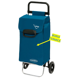 CARRELLO SPESA PISA - CON BORSA TERMICA - 60 L 100388