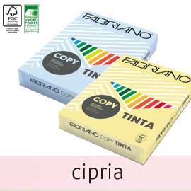 CARTA COPY TINTA - A4 - 160 GR - COLORI TENUI ROSA CIPRIA - FABRIANO - CONF. 250 FOGLI 68434