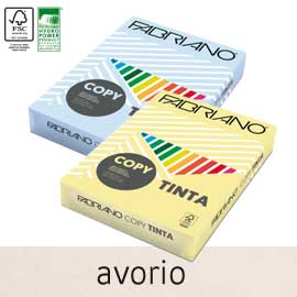 CARTA COPY TINTA - A3 - 160 GR - COLORI TENUI AVORIO - FABRIANO - CONF. 125 FOGLI 68444