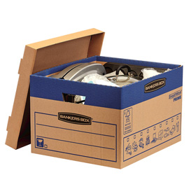 SCATOLA SMOOTHMOVE PRIME FASTFOLD - PER TRASLOCHI - 37 L - CARTONE - BANKERS BOX 97537