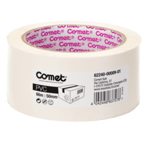 NASTRO ADESIVO - PVC - 50 MM X 66 MT - BIANCO - COMET 51837