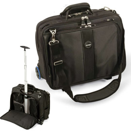 TROLLEY PORTA NOTEBOOK CONTOUR - 17'' - NERO - KENSINGTON 57973