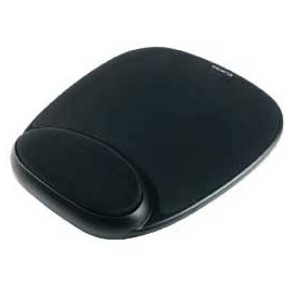 MOUSEPAD CON POGGIAPOLSI COMFORT - GEL - NERO - KENSINGTON 48245