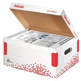 SCATOLA CONTAINER SPEEDBOX - LARGE - 36,4X43,3CM - DORSO 26,3 CM - ESSELTE 74731